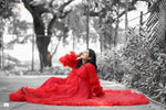 Load image into Gallery viewer, Awww Red Ruffle Gown
