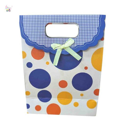 Polka Dot Gender Neutral Birth Announcement Bags